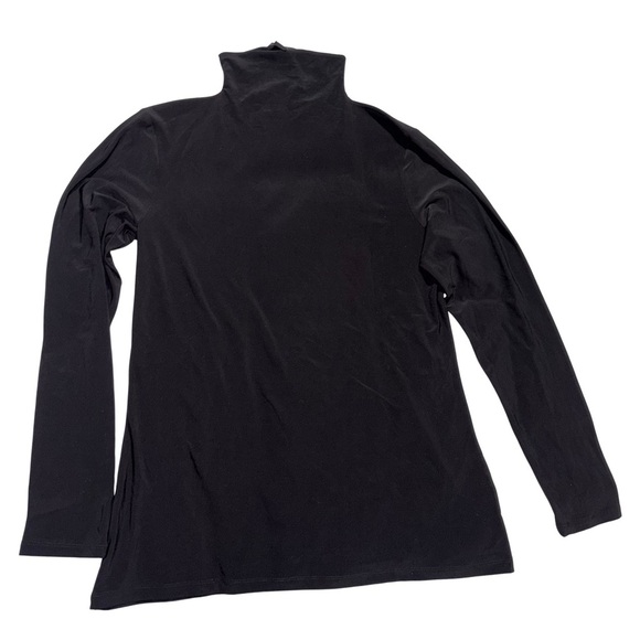 Halogen Black Fitted Long Sleeve Turtleneck - Picture 1 of 3